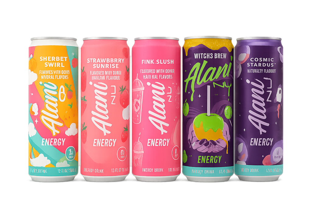 Alani Nu Energy Drinks Group Photo