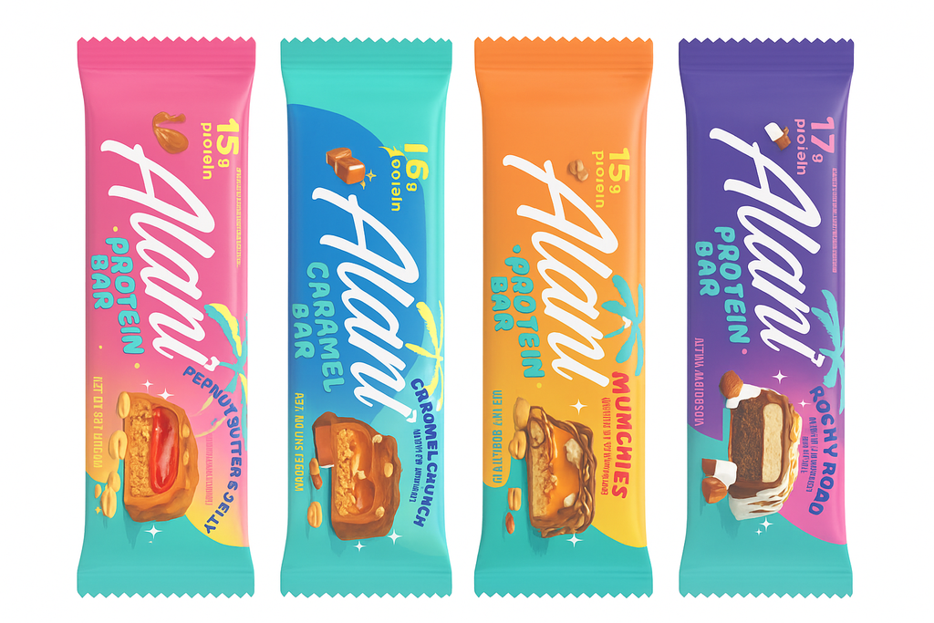 Alani Nu Protein Bars Clean Background