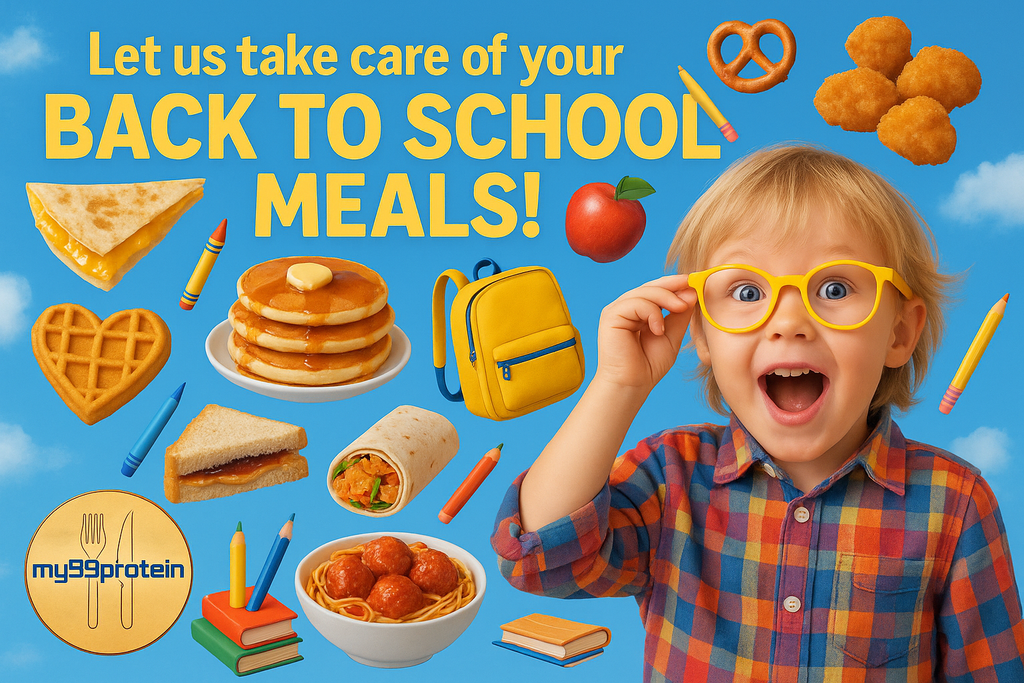 Back to school meals promotional image with pancake