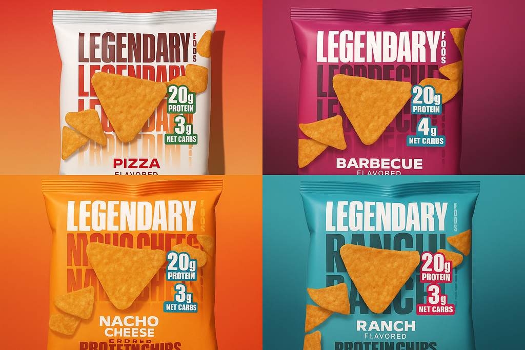 Legendary Foods Protein Chips - Square Format