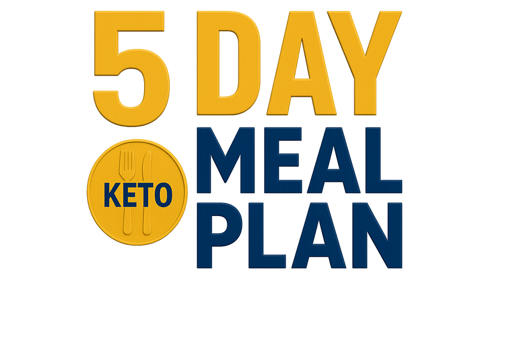 Updated 5 Day Meal Plan Logo with KETO